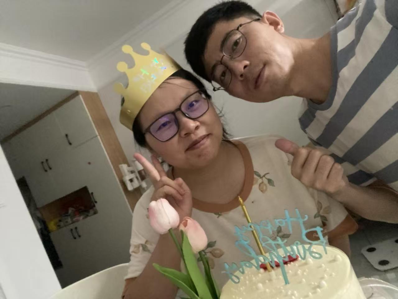 戴上皇冠的寿星
